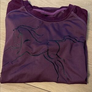 Kerrits Purple Long Sleeve Kids Tee
